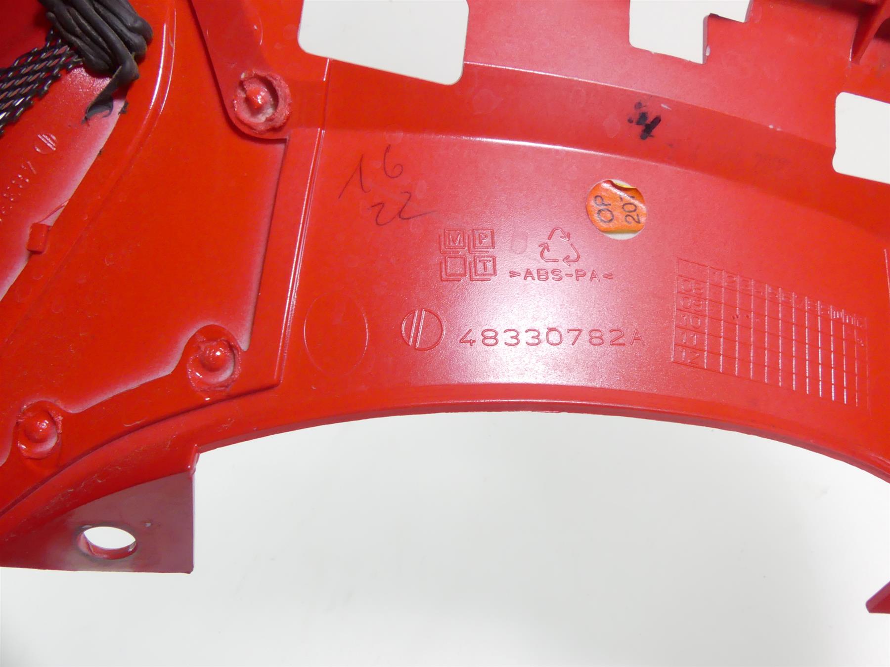 2010 Ducati Streetfighter 1098 S Rear Red Tail Fairing Cover Cowl Set 48330782A {{ shop.shopifyCountryName }} - Mototech271