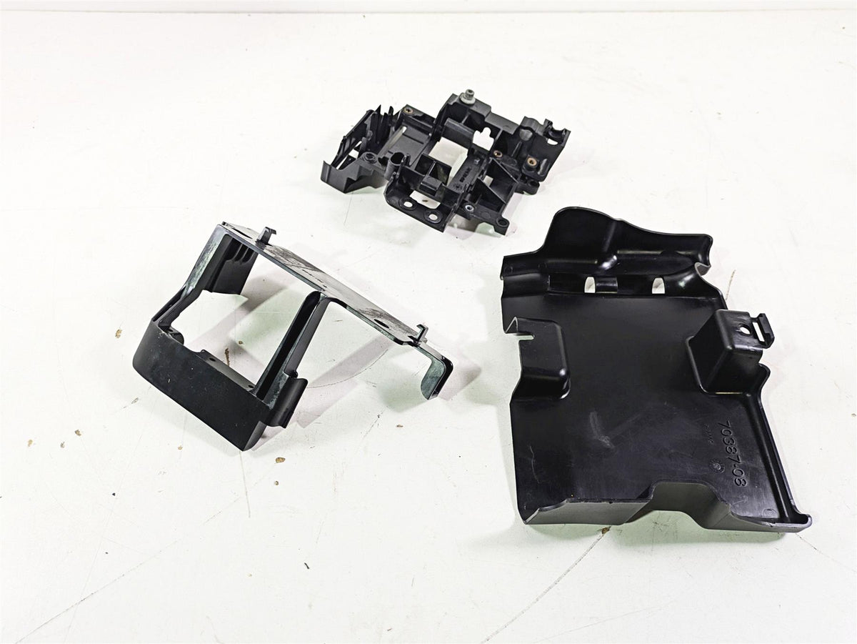 2009 Harley FXCWC Softail Rocker Electrical Carrier Holder Stay Set 70387-08 {{ shop.shopifyCountryName }} - Mototech271