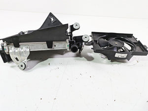 2018  BMW R1200GS GSW K50 Right Radiator + Reservoir Fan & Cover Set 17118546416