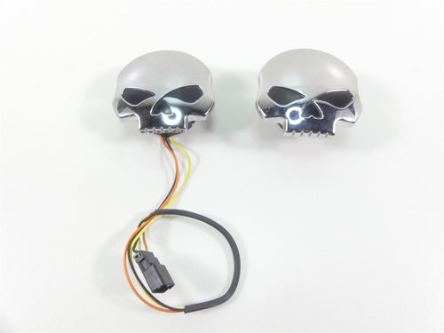 2008 Harley Softail FLSTSB Cross Bones W.G. Skull Fuel Gauge Tank Cap 75098-08A | Mototech271