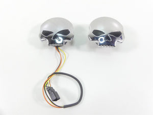 2008 Harley Softail FLSTSB Cross Bones W.G. Skull Fuel Gauge
