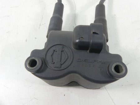 2004 Harley Softail FLSTFI Fat Boy Delphi Ignition Coils + Chrome Cover 31743-01 {{ shop.shopifyCountryName }} - Mototech271