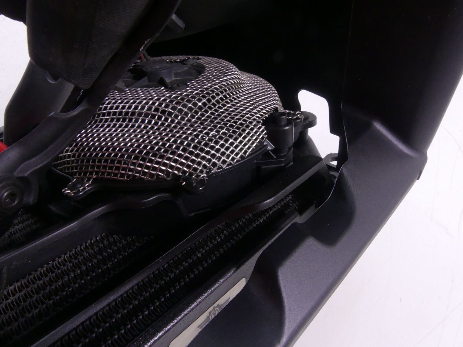 2015 Ducati Diavel Dark Right Radiator Cooler Fan Fairing Cover Set 54840881B {{ shop.shopifyCountryName }} - Mototech271