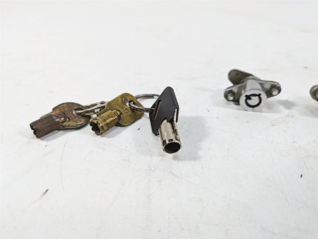 1999 Harley Touring FLHTC Electra Glide Tank Lid Bag Locks & 3 Keys 61029-92A {{ shop.shopifyCountryName }} - Mototech271