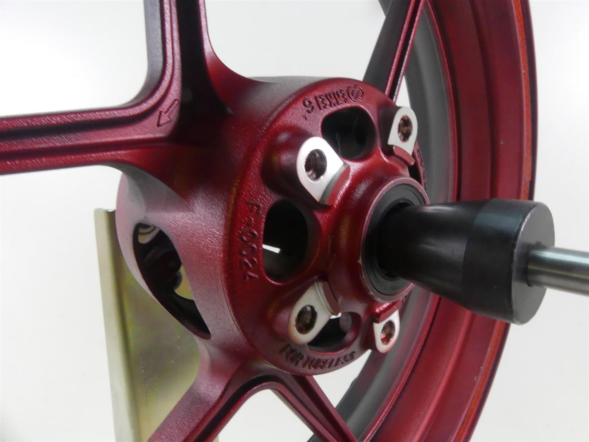 2008 Kawasaki ZX6R ZX6 R Ninja Front Straight Wheel Rim 17x3.5 41073-0129-R2 {{ shop.shopifyCountryName }} - Mototech271