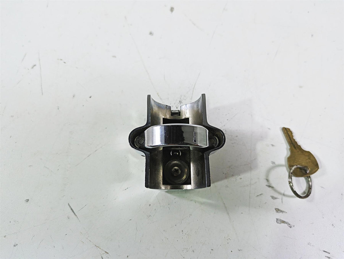 Harley Davidson Sportster Dyna Softail Touring Oem Chrome Helmet Lock 92800019 {{ shop.shopifyCountryName }} - Mototech271