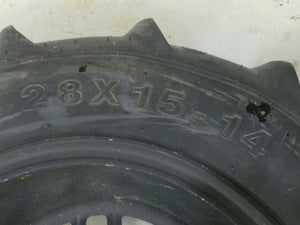 2017 Yamaha YXZ1000R EPS SS GMZ Sand Stripper Tire & Method Rim Set SS281214F
