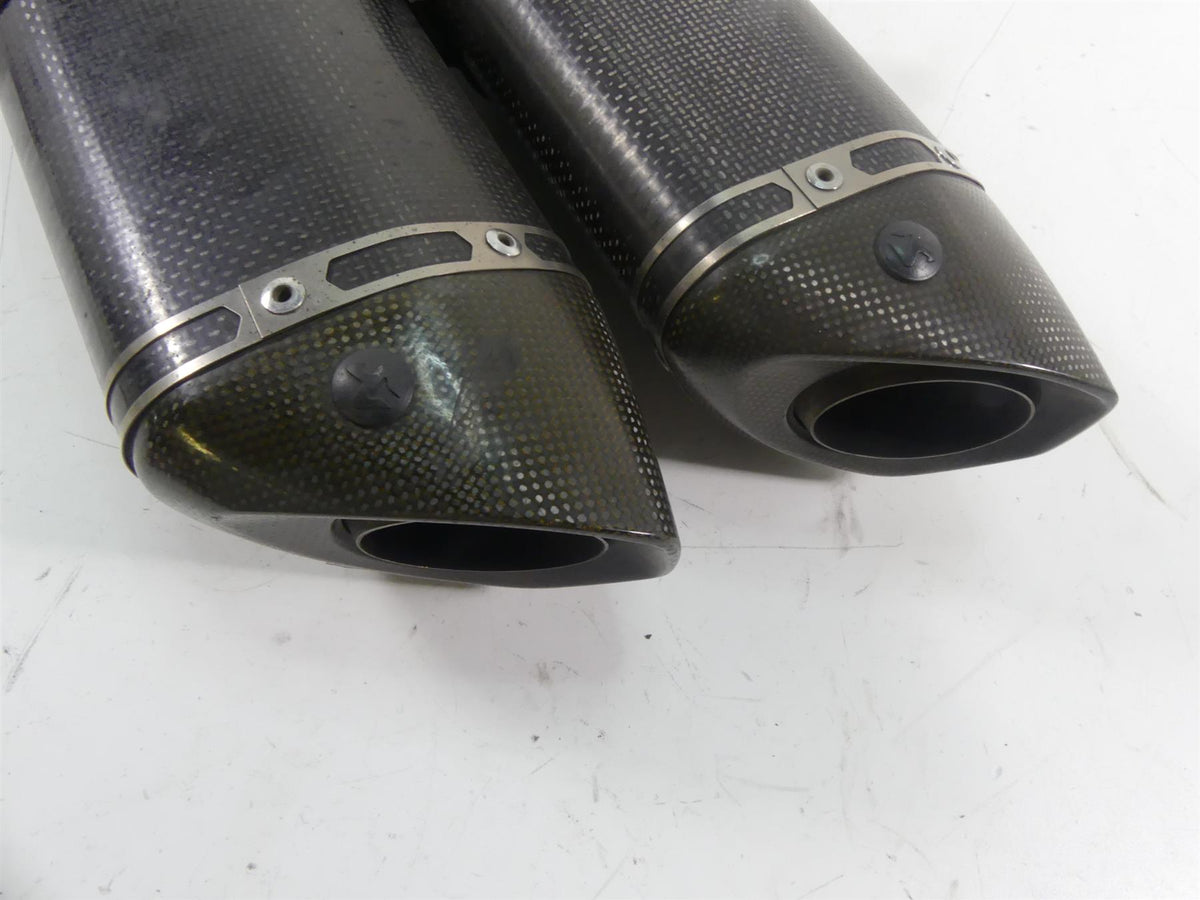 2013 Ducati Streetfighter 848 Akrapovic Carbon Exhaust Muffler Set US D550 134S {{ shop.shopifyCountryName }} - Mototech271
