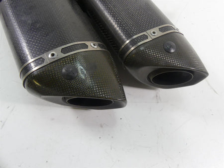 2013 Ducati Streetfighter 848 Akrapovic Carbon Exhaust Muffler Set US D550 134S {{ shop.shopifyCountryName }} - Mototech271
