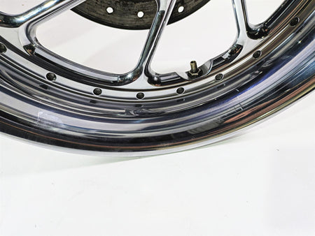 2007 Harley Touring FLHRSE CVO Road King Front Rear Chrome Wheel Set 44612-07 {{ shop.shopifyCountryName }} - Mototech271