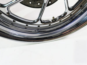 2007 Harley Touring FLHRSE CVO Road King Front Rear Chrome Wheel Set 44612-07