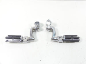 2002 Harley Touring FLHRCI Road King Adjustable Chrome Highway Peg Set - Read