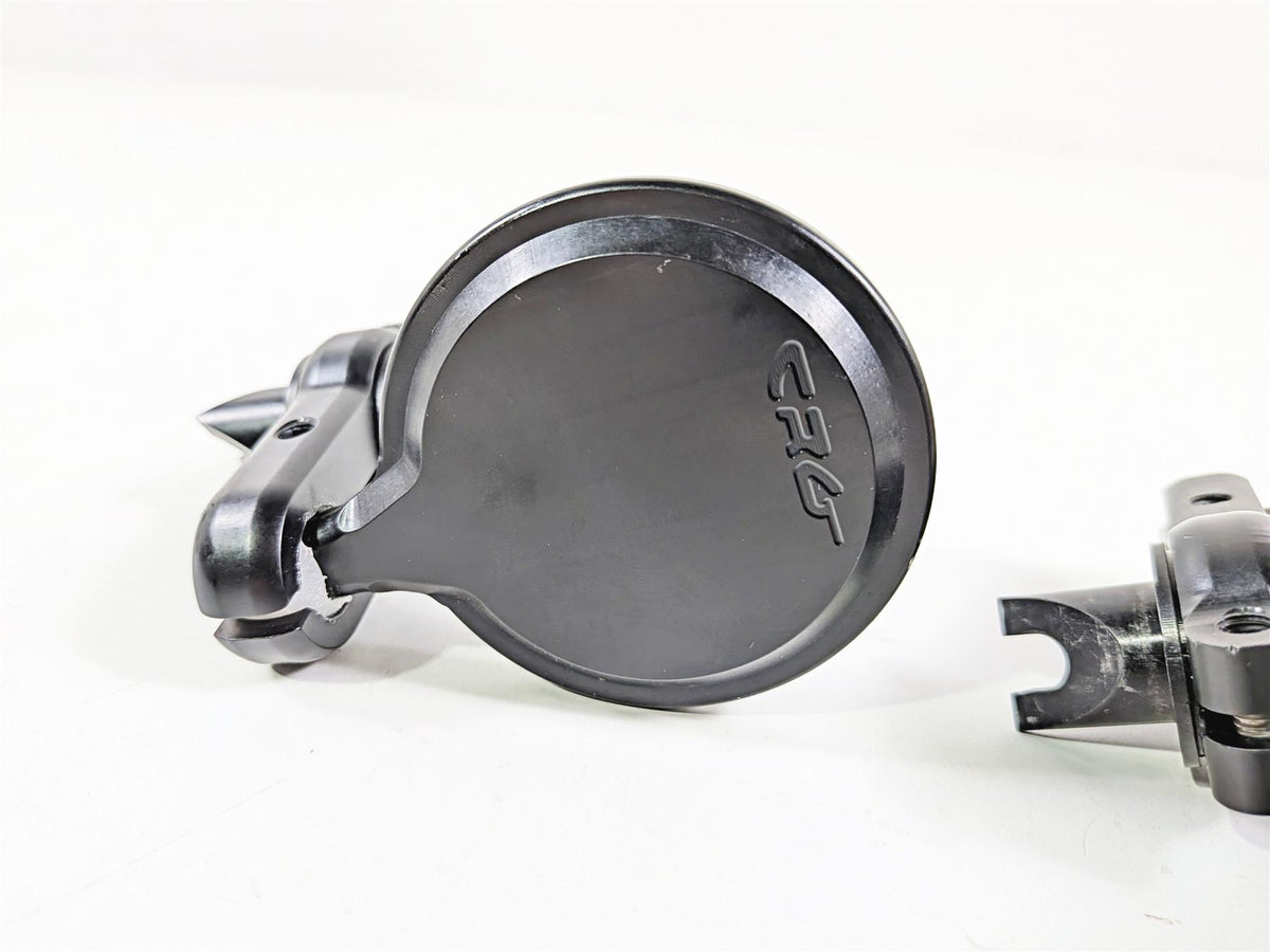 2016 Mv Agusta F3 800 RR Black CRG Bar End Round Rear View Mirror Set-Mototech271