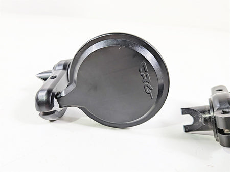 2016 Mv Agusta F3 800 RR Black CRG Bar End Round Rear View Mirror Set-Mototech271