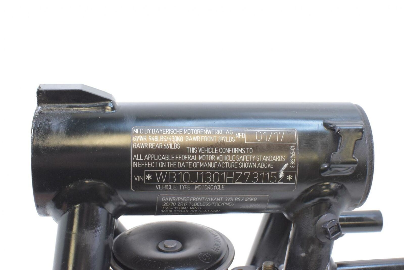 2017 BMW R nine T Pure K22 Chassis Frame - Clean Title - 46518561795 46518561796 {{ shop.shopifyCountryName }} - Mototech271
