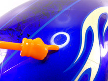 Load image into Gallery viewer, 2007 Harley Touring FLHRSE CVO Road King Rear Fender Candy Cobalt 60275-07
