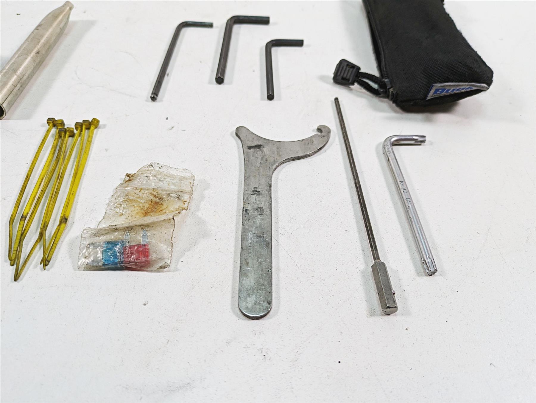 2008 Buell 1125 R Owners Tools Tool Kit Set Spring Adjuster + Bag {{ shop.shopifyCountryName }} - Mototech271