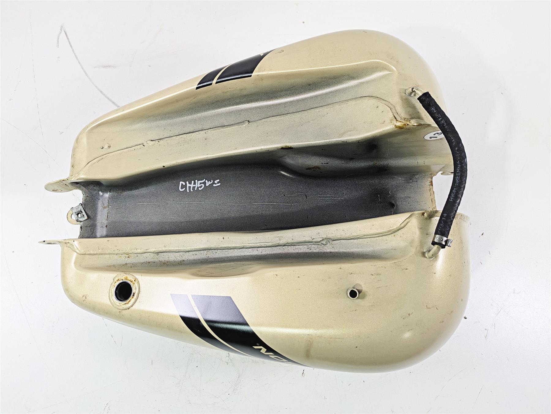 2015 Harley FXDF Dyna Fat Bob Fuel Gas Petrol Tank - Sand Cammo Denim 61000705 {{ shop.shopifyCountryName }} - Mototech271