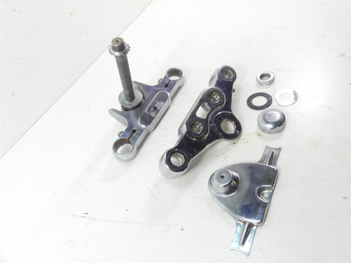 2002 Harley Softail FXSTDI Deuce Upper Lower Triple Tree Clamp Set 41mm 45769-00 {{ shop.shopifyCountryName }} - Mototech271