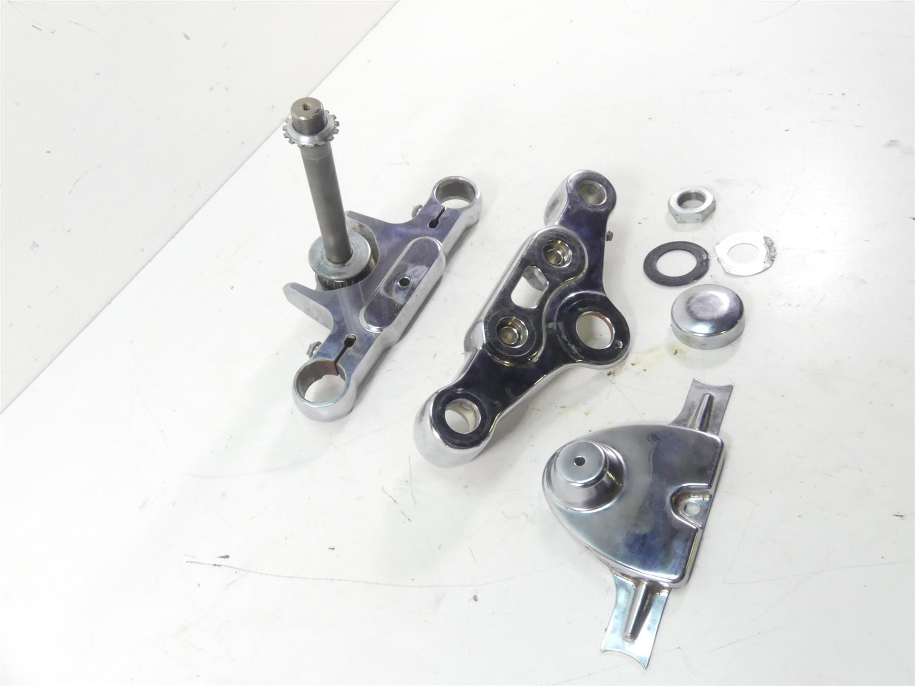 2002 Harley Softail FXSTDI Deuce Upper Lower Triple Tree Clamp Set 41mm 45769-00 {{ shop.shopifyCountryName }} - Mototech271