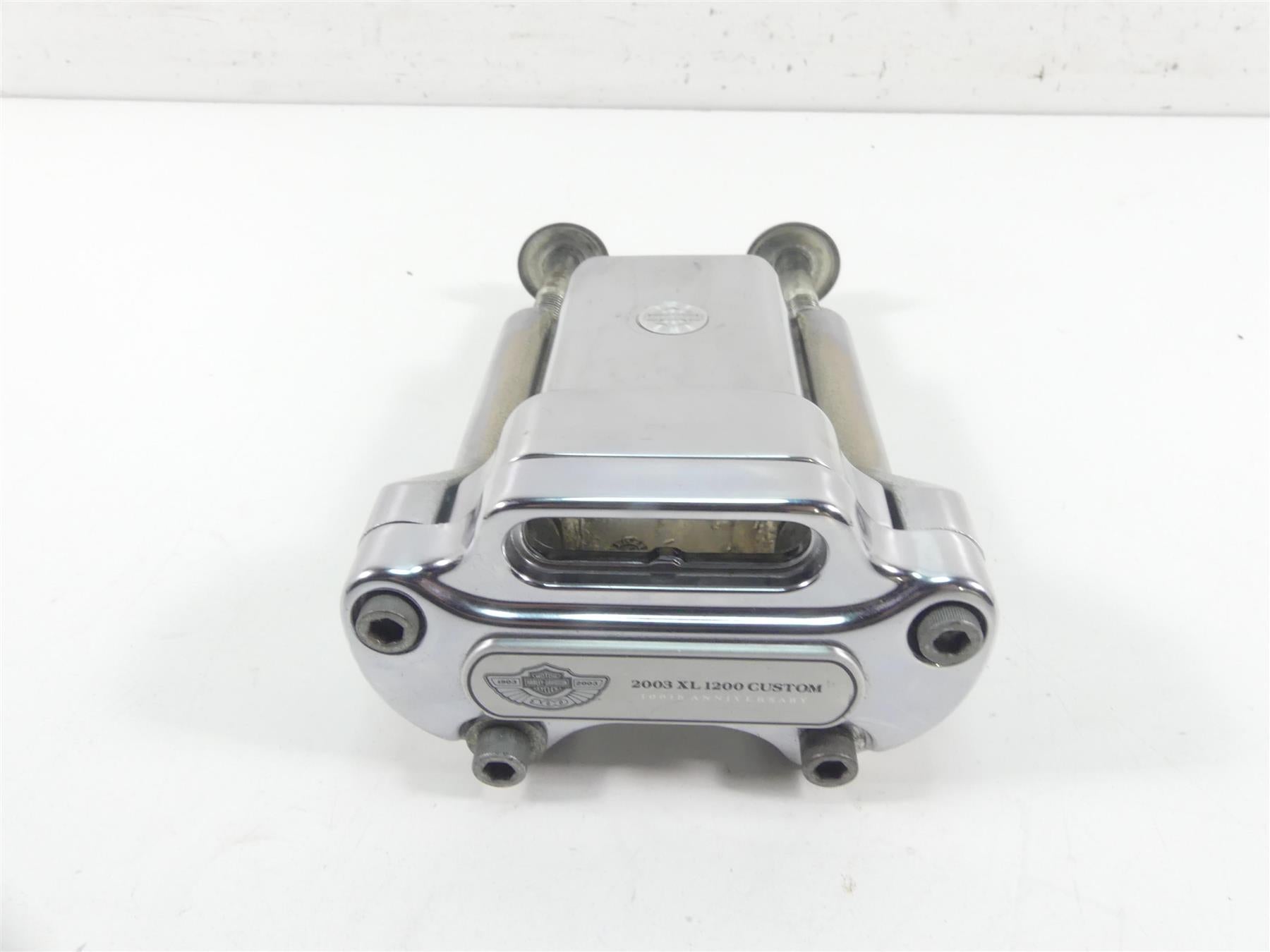 2003 Harley Sportster XL1200 C 100th Anniv Handlebar Riser Holder Set 56192-01 {{ shop.shopifyCountryName }} - Mototech271