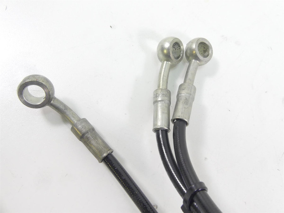2014 Ducati Hypermotard 821 SP Front Abs Brake Line Hose Set 61810491A 61810481A {{ shop.shopifyCountryName }} - Mototech271