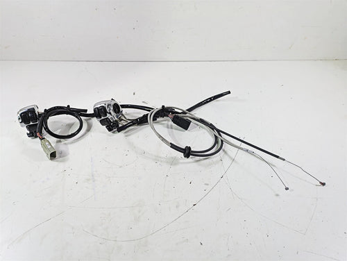 2007 Harley Touring FLHTCU SE CVO E-Glide Chrome Hand Control Switches 71682-06A | Mototech271