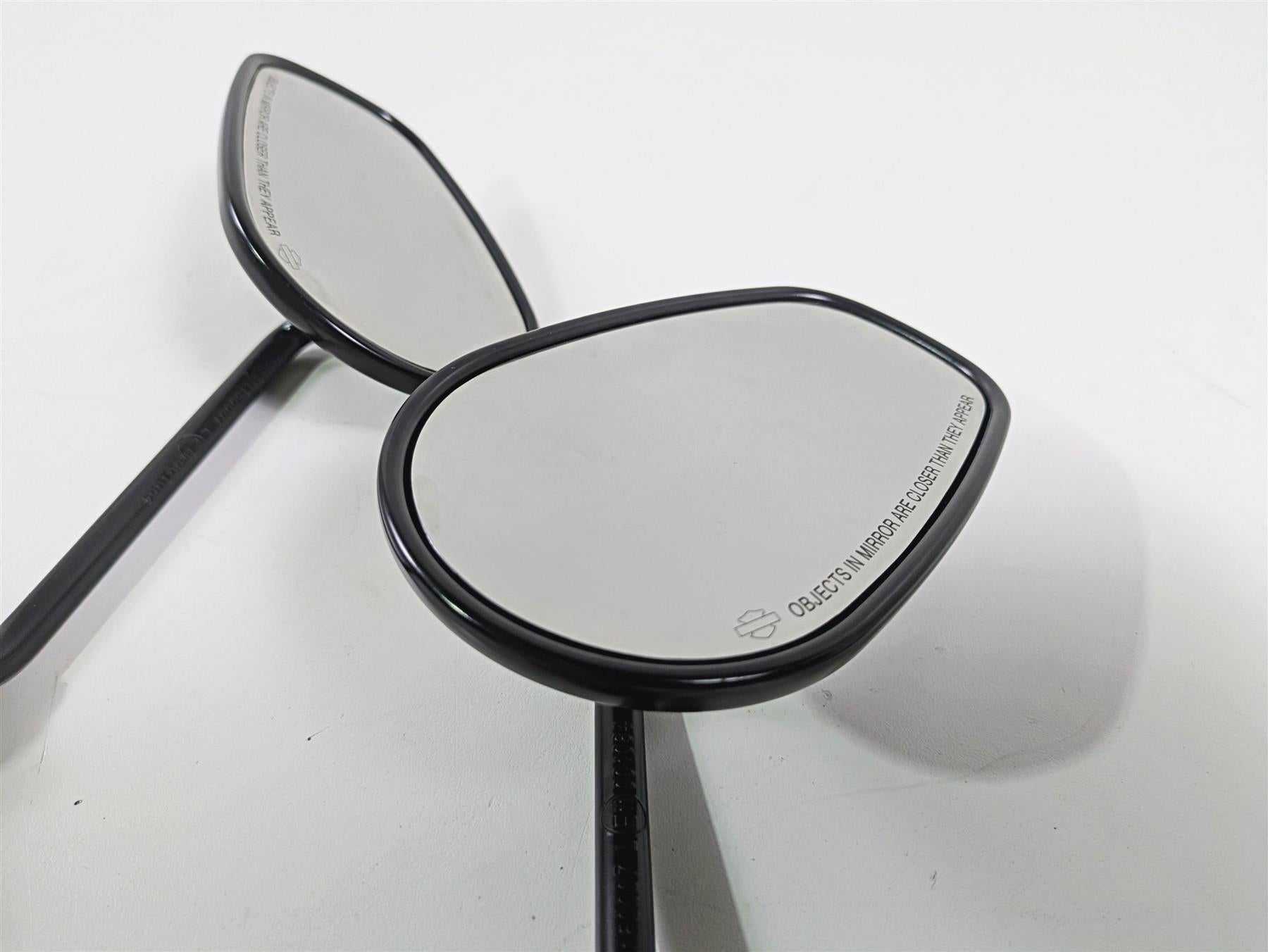 2014 Harley FXDF Dyna Fat Bob Rear View Mirror Set Black 91909-03B 91910-03B {{ shop.shopifyCountryName }} - Mototech271