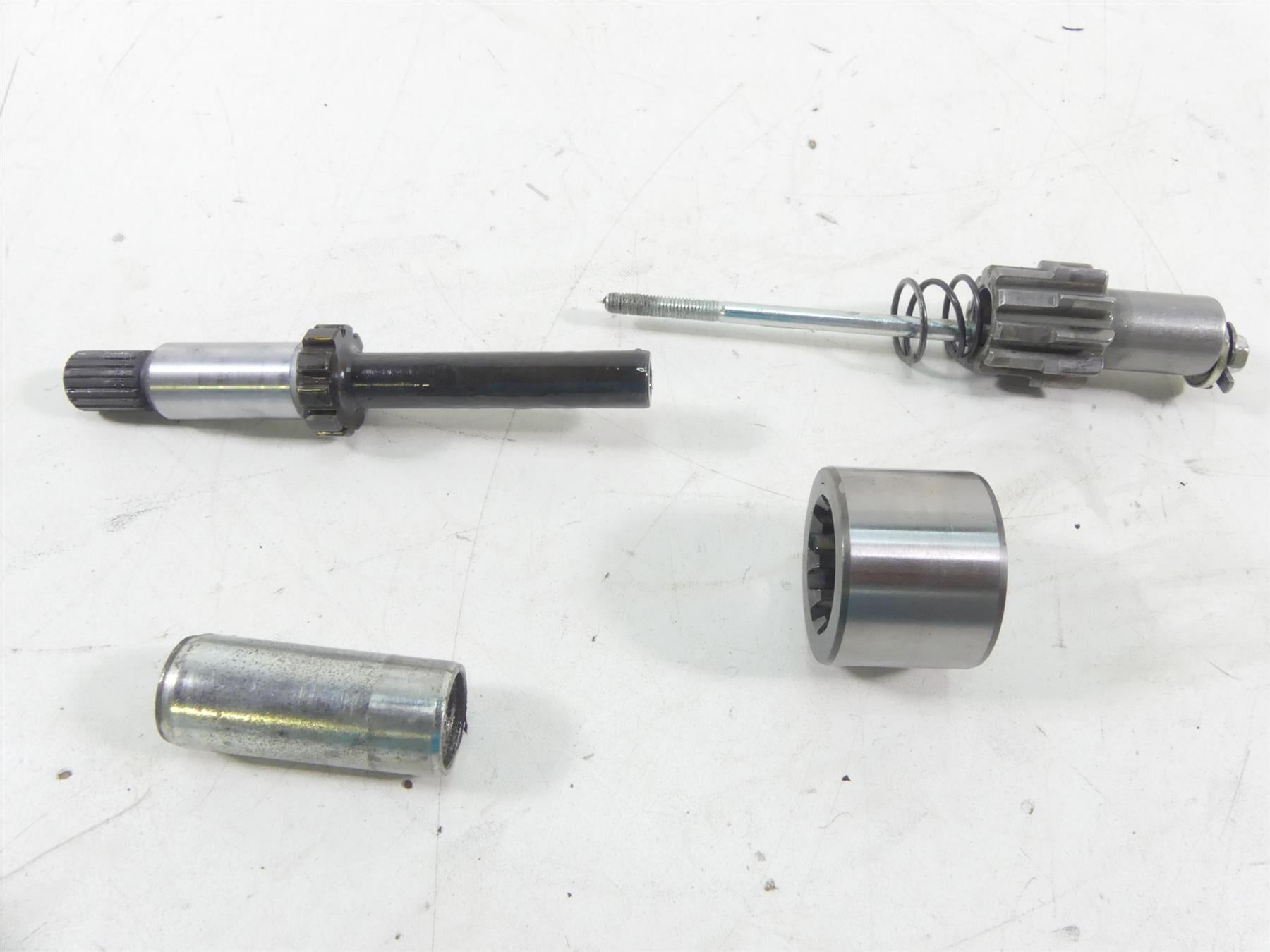 2004 Harley Softail FLSTFI Fat Boy Engine Starter Motor + Chrome Cover 31612-09 {{ shop.shopifyCountryName }} - Mototech271