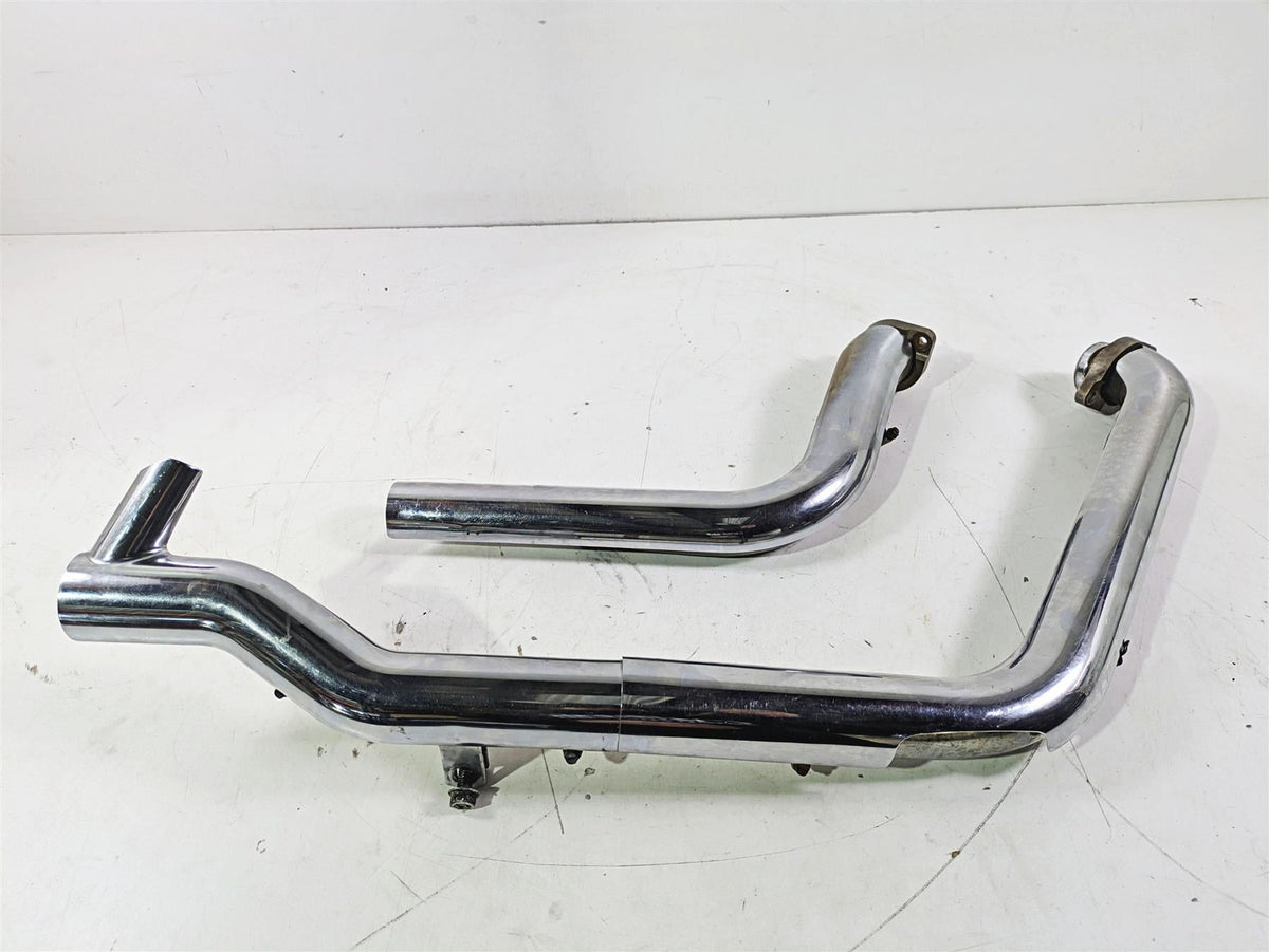 2004 Harley Softail FLSTF Fat Boy Stock Exhaust Header Manifold Set 65499-00A {{ shop.shopifyCountryName }} - Mototech271