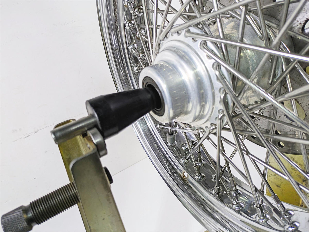 2002 Indian Spirit Deluxe Spoke Front Wheel Rim & Rotor 16x3.5 1mm Runout 21-950 {{ shop.shopifyCountryName }} - Mototech271
