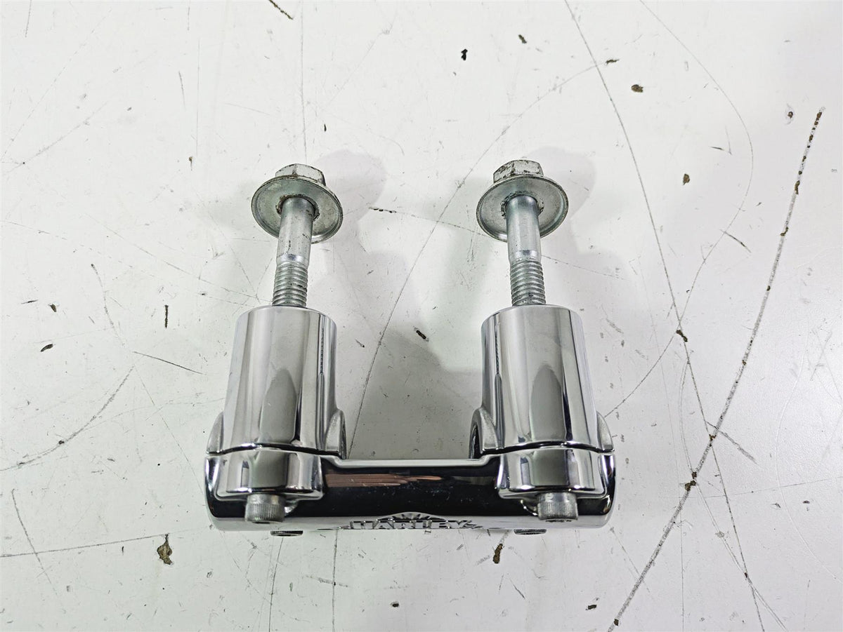 2016 Harley FLSTC Softail Heritage Handlebar Chrome Riser Set 55984-07 {{ shop.shopifyCountryName }} - Mototech271