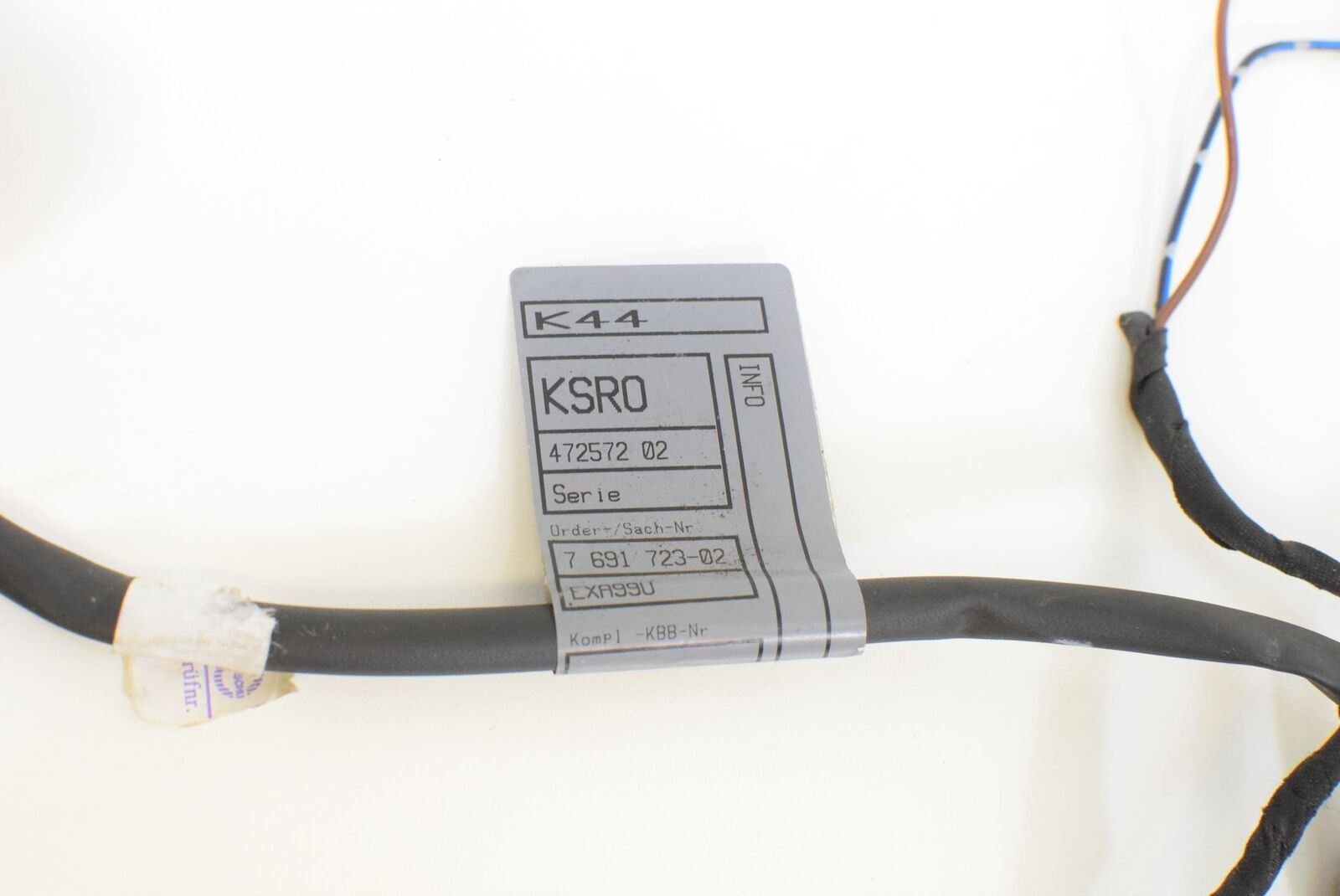 2008 BMW K1200GT K1200 GT K44 Main ABS Wiring Harness Loom No Cuts 61117704191 {{ shop.shopifyCountryName }} - Mototech271
