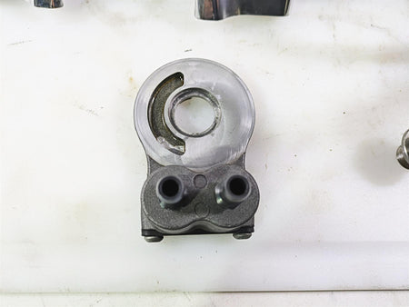2011 Harley Touring FLHTCUSE CVO E-Glide Oil Cooler Flange Cover Lines 63083-11A {{ shop.shopifyCountryName }} - Mototech271