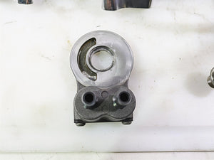 2011 Harley Touring FLHTCUSE CVO E-Glide Oil Cooler Flange Cover Lines 63083-11A | Mototech271