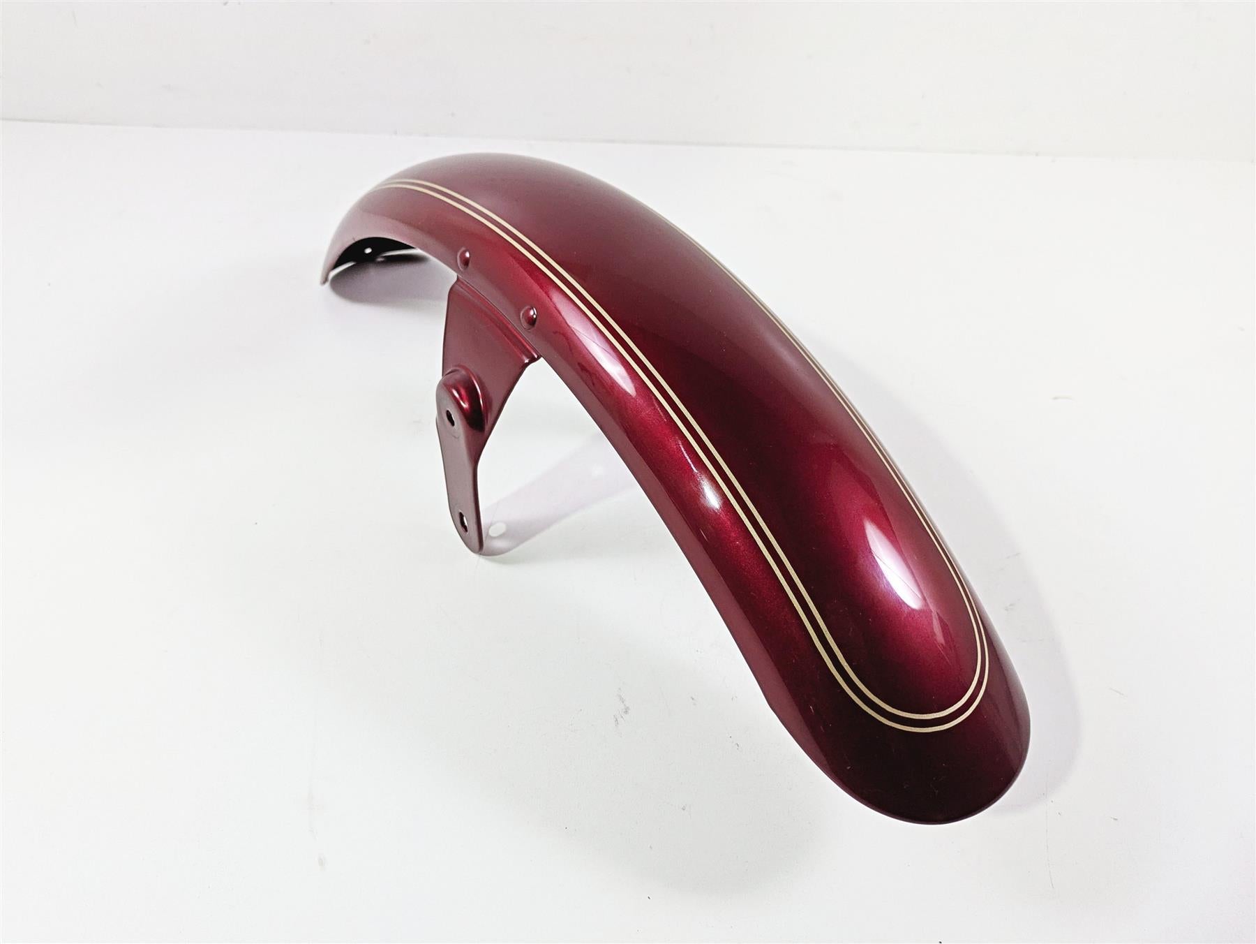 2004 Harley Softail FXSTDI Deuce Front Fender Lava Red Sunglo