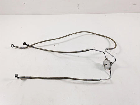 2006 Harley Touring FLHXI Street Glide 16 1/2" Ape Hanger Front Brake Line Set {{ shop.shopifyCountryName }} - Mototech271
