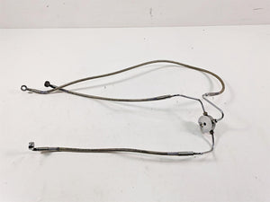 2006 Harley Touring FLHXI Street Glide 16 1/2" Ape Hanger Front Brake Line Set