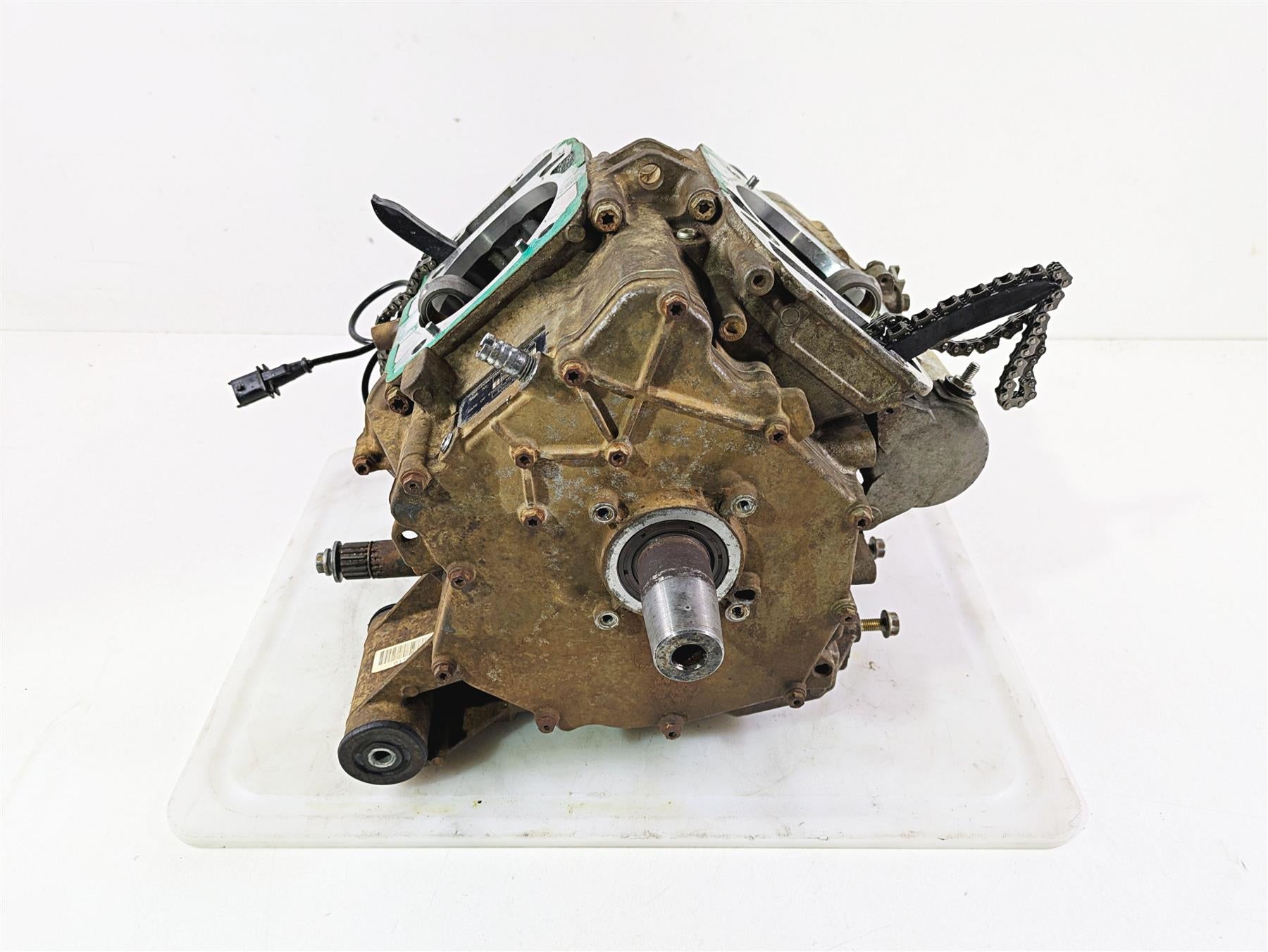 2011 Can-Am Outlander 650 4X4 XT Lower Bottom Engine Crankcase Set 420066035