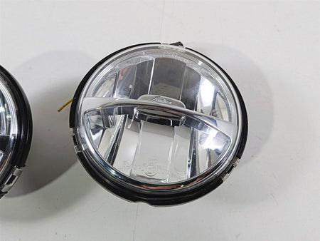 2015 Indian Chieftain Front Fog Spot Passing Light Lamp + Knob Set -Read 2412962-Mototech271