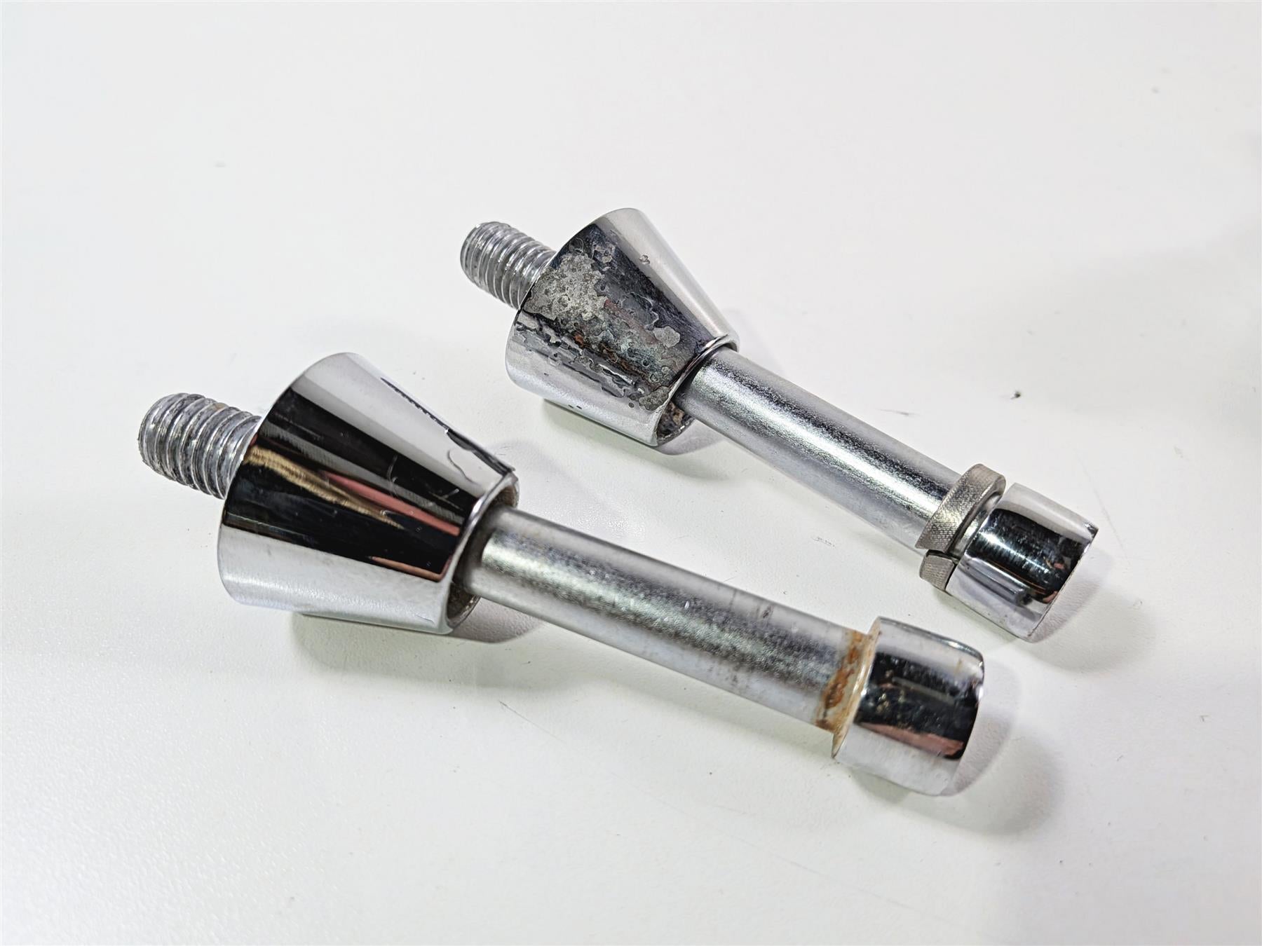 1995 Harley XL883 Sportster Hugger Handlebar Chrome Riser 5" tall 2" Pullback {{ shop.shopifyCountryName }} - Mototech271