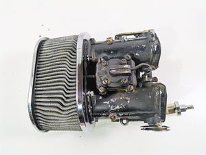1998 Harley Touring FLHRCI Road King Dellorto Dual Throat Carburetor Set DHLA40