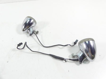 2009 Harley FXDF Dyna Fat Bob Rear Smoked Blinker Turn Signal Set 68977-00 {{ shop.shopifyCountryName }} - Mototech271