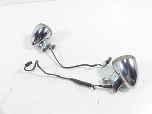 2009 Harley FXDF Dyna Fat Bob Rear Smoked Blinker Turn Signal Set 68977-00 | Mototech271