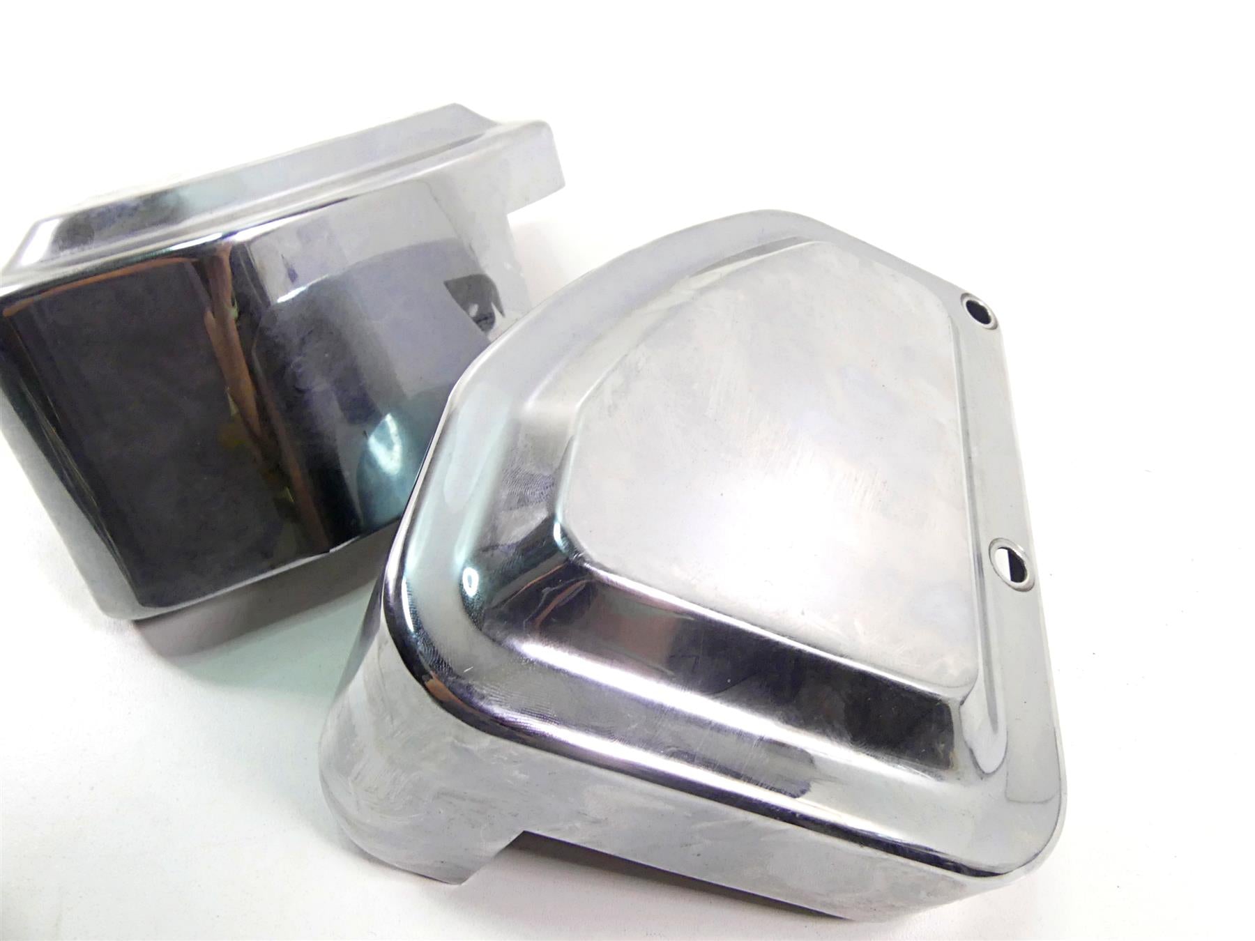 2002 Honda VTX1800 R Front Brake Caliper Chrome Covers {{ shop.shopifyCountryName }} - Mototech271
