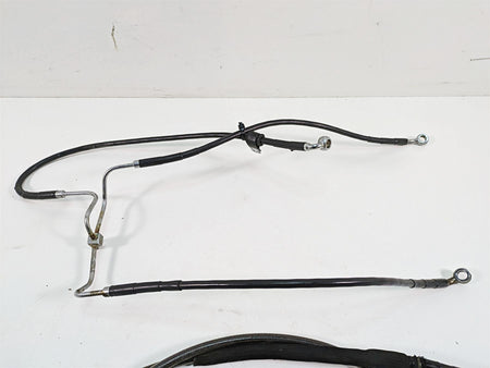 2009 Harley FXDF Dyna Fat Bob Brake Line Clutch Throttle Cable Set 9.5" Riser {{ shop.shopifyCountryName }} - Mototech271