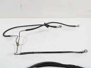 2009 Harley FXDF Dyna Fat Bob Brake Line Clutch Throttle Cable Set 9.5" Riser | Mototech271