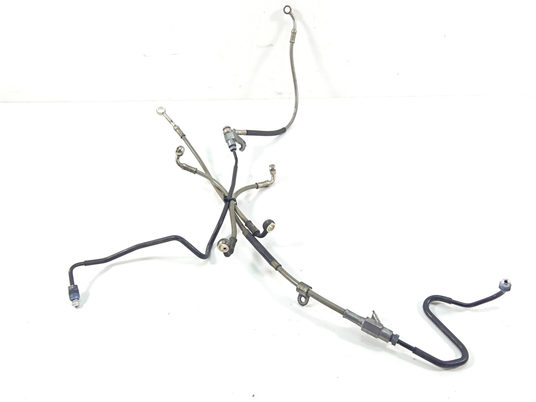 2009 BMW R1200GS K255 Adv Front Abs Brake Line Hose Set 34327671789 | Mototech271