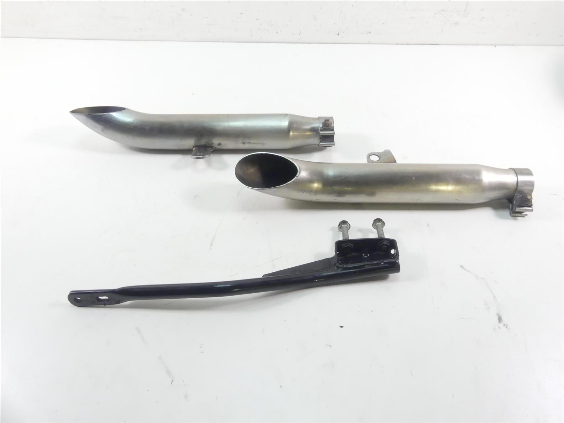 2003 Harley Sportster XL1200 C 100th Anniv Slash Cut SlipOn Muffler Exhaust Set {{ shop.shopifyCountryName }} - Mototech271