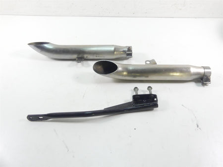 2003 Harley Sportster XL1200 C 100th Anniv Slash Cut SlipOn Muffler Exhaust Set {{ shop.shopifyCountryName }} - Mototech271